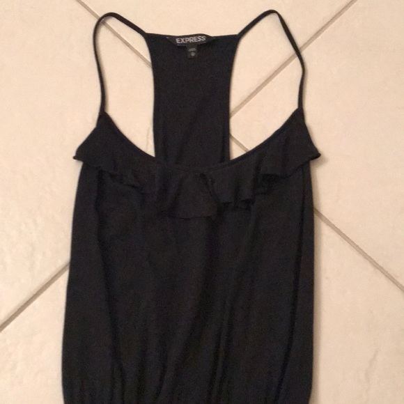 Express Black Razorback Dress - Picture 3 of 4